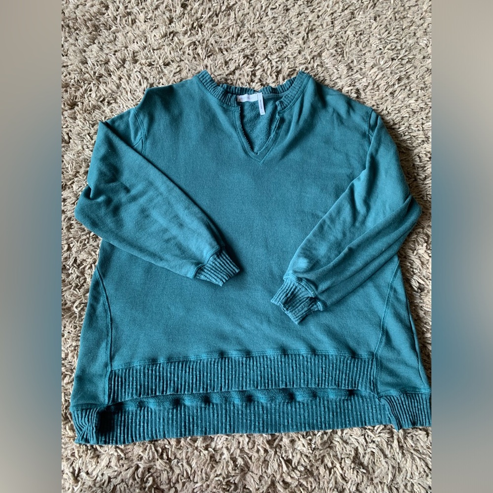 Lone & Lux, green sweater, size 1x
